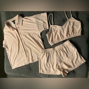 3pc Pink/Nude Set